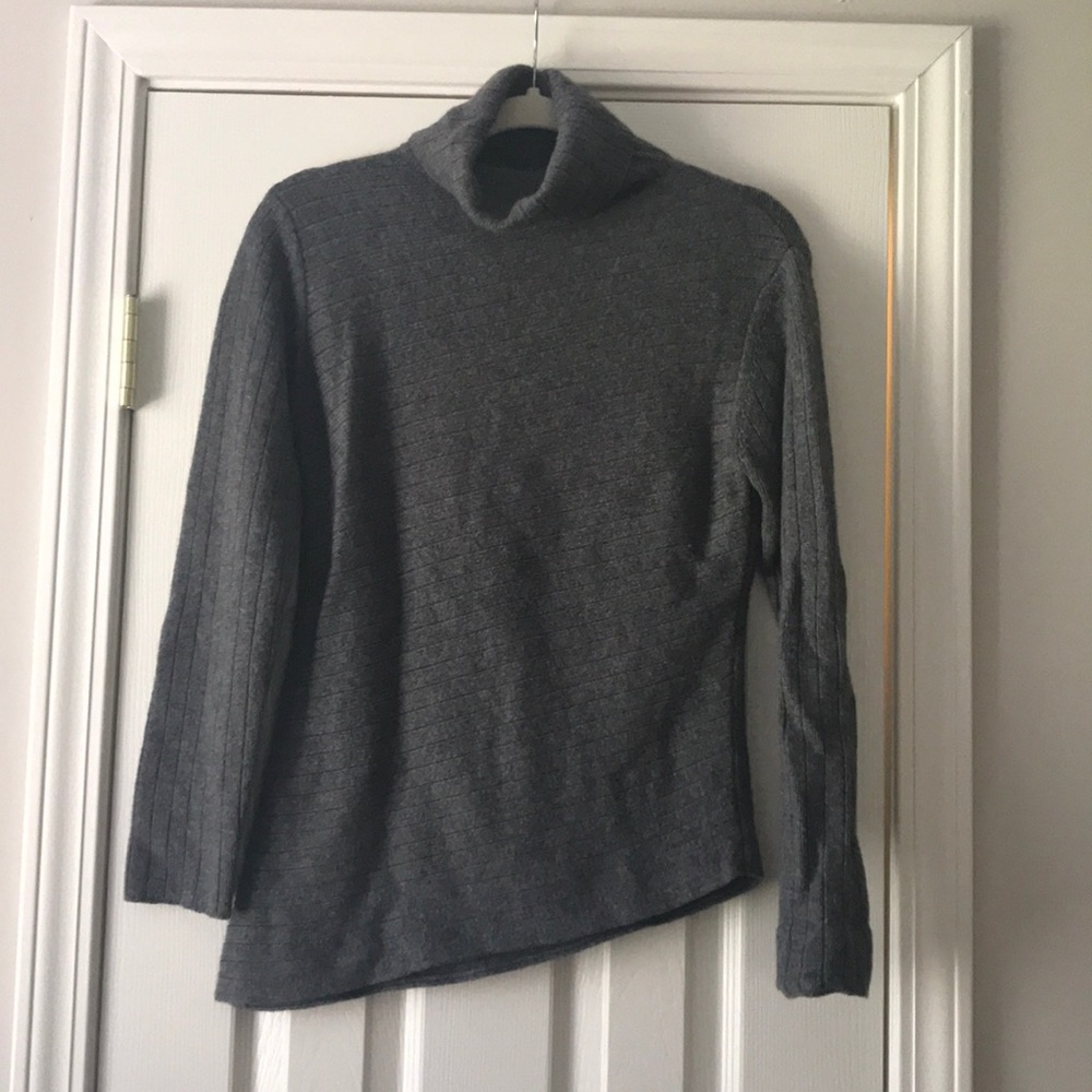 Lafayette New York 148 asymmetrical turtle neck